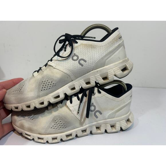 On Cloud X Women's Size 8 Cloudtec Comfort White Sneakers Swiss Running Shoes - Picture 8 of 8